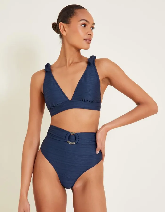 Monsoon Suzi Bikini Bottoms Blue Women Beachwear and Swimwear
