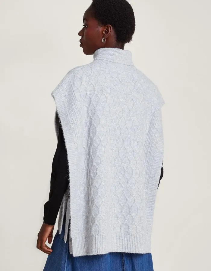 Monsoon Tie Knit Tabard Women Knitwear Monsoon Tie Knit Tabard Women Knitwear