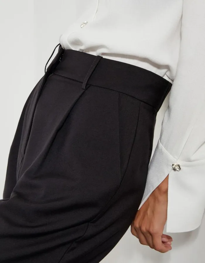 Monsoon Wendy Wide Leg Trousers Black Women Trousers and Jeans Monsoon Wendy Wide Leg Trousers Black Women Trousers and Jeans