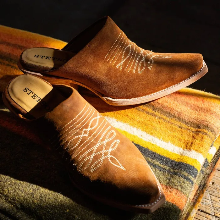 Mules Women Stetson Reed Western Mules Brown