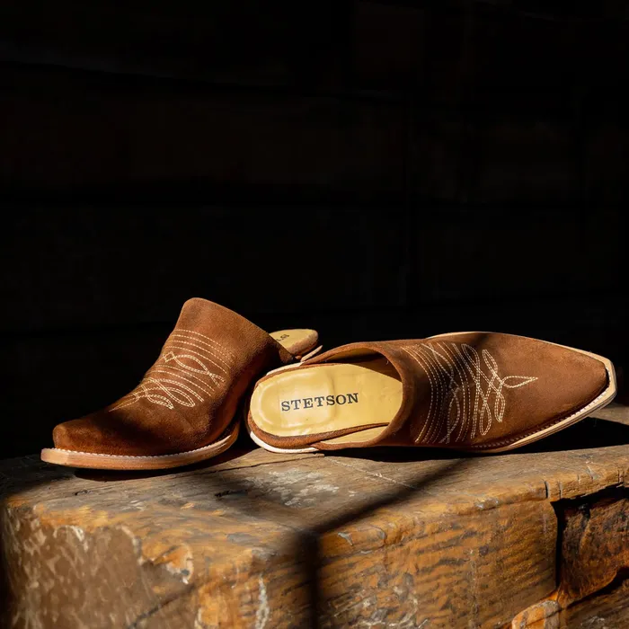 Mules Women Stetson Reed Western Mules Brown