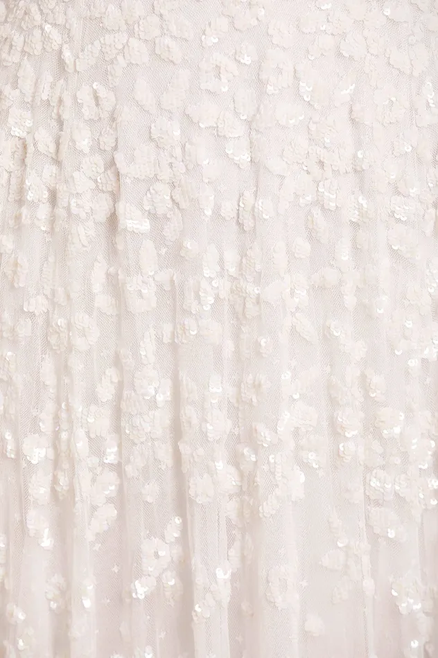 Needle and Thread Margot Ankle Gown White Women Embellished Dresses