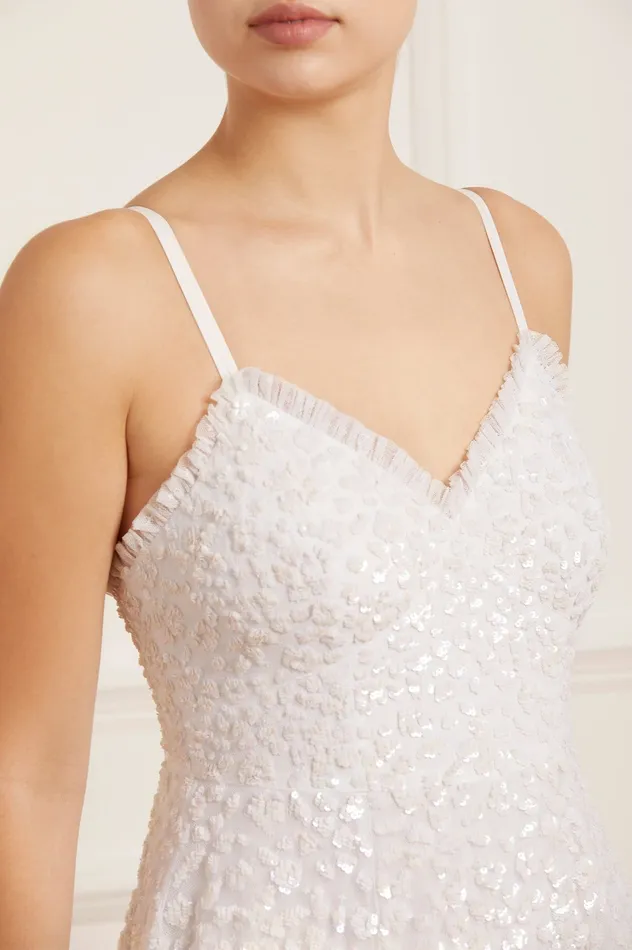 Needle and Thread Margot Cami Ankle Gown White Women Exclusives