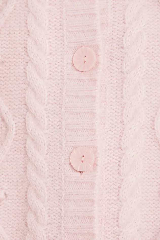 Needle and Thread Sylvie Cable Cape Pink Women Knitwear