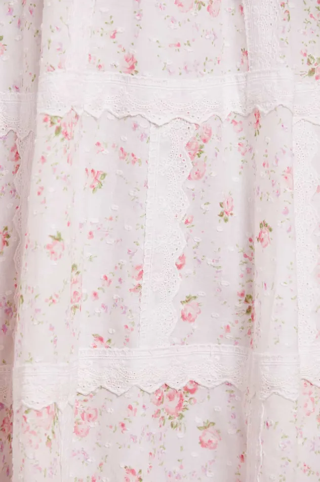 Needle and Thread Vintage Ditsy Sophia Bib Ankle Gown Multi Women Printed Dresses Needle and Thread Vintage Ditsy Sophia Bib Ankle Gown Multi Women Printed Dresses