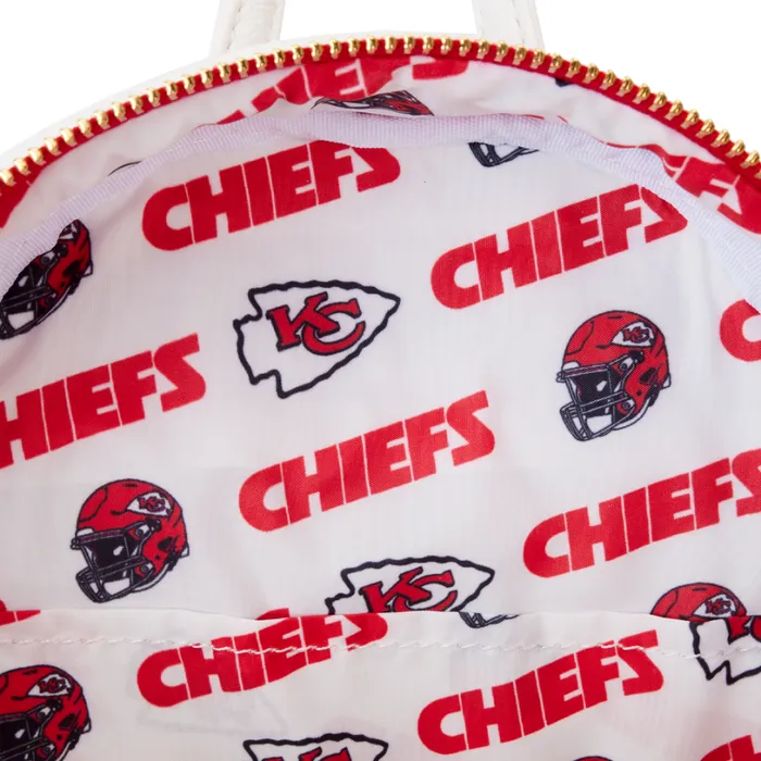 NFL Kansas City Chiefs Varsity Mini Backpack Unisex Loungefly Backpacks