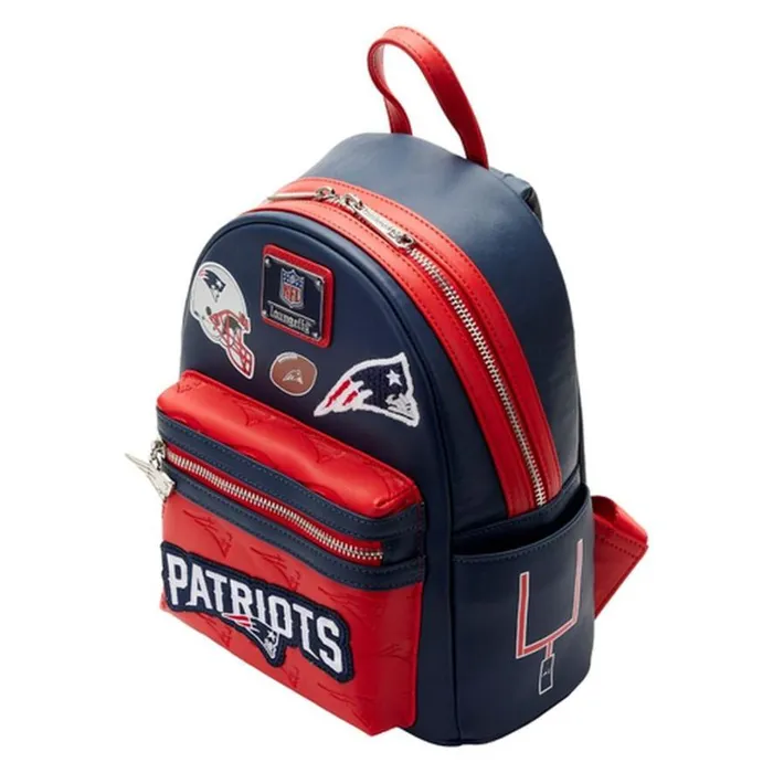 NFL New England Patriots Patches Mini Backpack Unisex Loungefly Backpacks