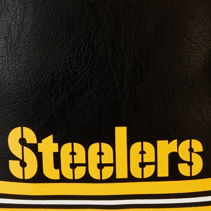NFL Pittsburgh Steelers Varsity Mini Backpack Unisex Loungefly Backpacks