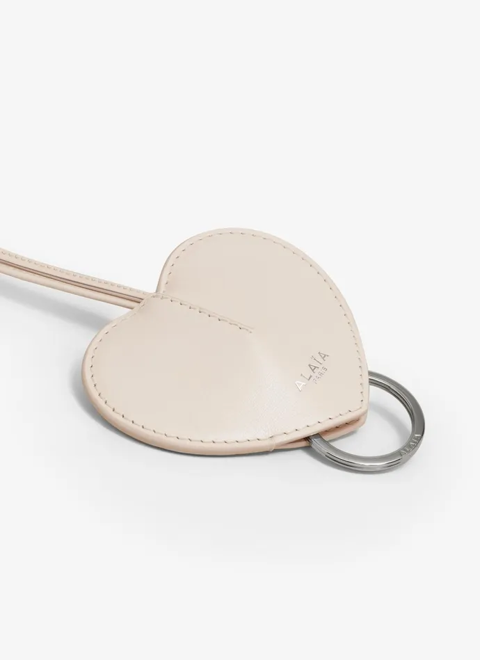 Nude LE CUR BELL KEY HOLDER IN CALFSKIN Women Alaa Small Leather Goods