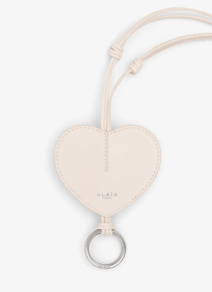 Nude LE CUR BELL KEY HOLDER IN CALFSKIN Women Alaa Small Leather Goods