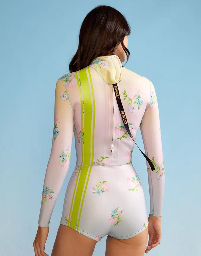 Ombre Floral Wetsuit 8211 Ypbomb Women Cynthia Rowley Surf and Swim