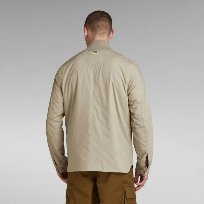 Overshirts Men GStar RAW Lofty Padded Overshirt Elephant Skin