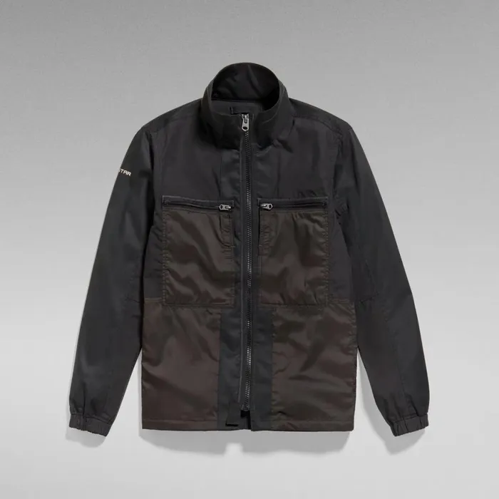 Overshirts Women GStar RAW Unisex Fabric Mix Overshirt Dark Black