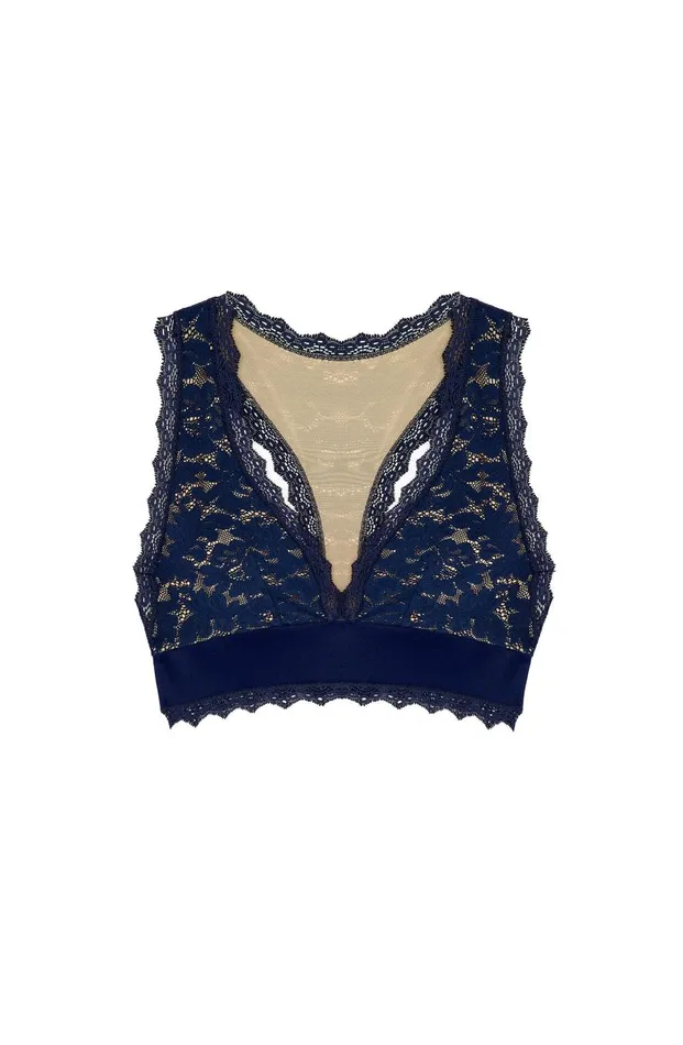 Pain De Sucre Wireless Bras Women Girly Marine