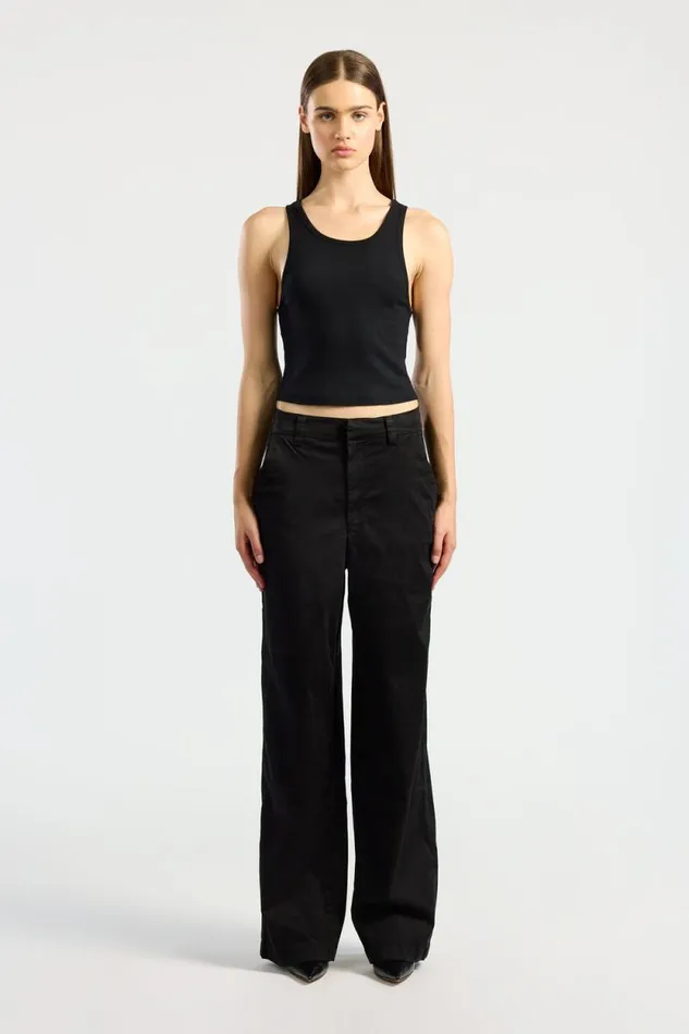 Pants Women COTTON CITIZEN London Relaxed Pant Jet Black