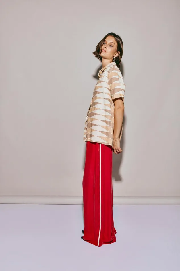 Pants Women VRG GRL Moonscapes Pants Chilli Pants Women VRG GRL Moonscapes Pants Chilli