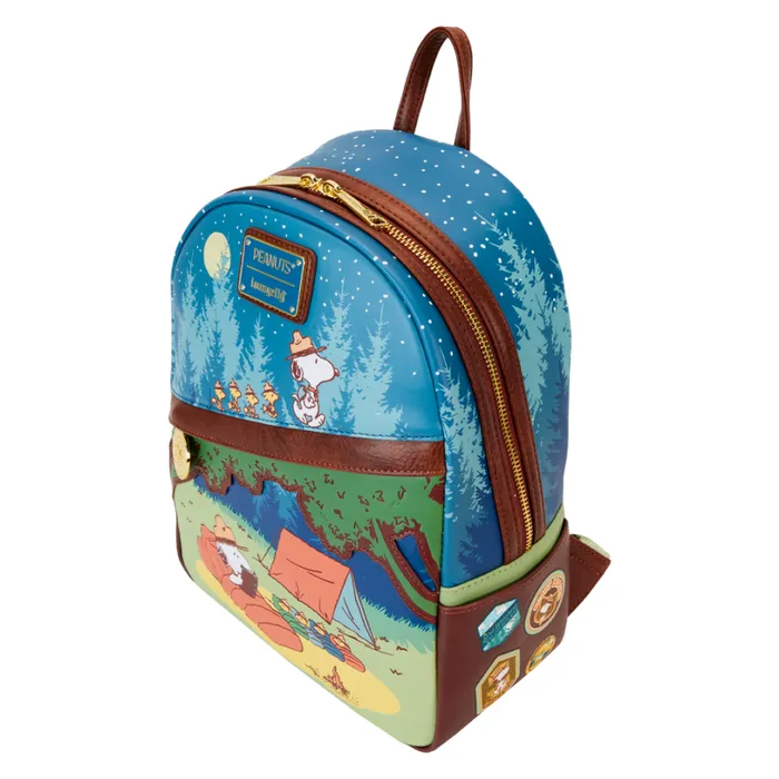 Peanuts 50th Anniversary Snoopy039s Beagle Scouts Mini Backpack Unisex Loungefly Backpacks Peanuts 50th Anniversary Snoopy039s Beagle Scouts Mini Backpack Unisex Loungefly Backpacks