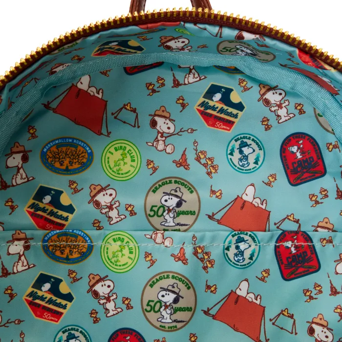 Peanuts 50th Anniversary Snoopy039s Beagle Scouts Mini Backpack Unisex Loungefly Backpacks Peanuts 50th Anniversary Snoopy039s Beagle Scouts Mini Backpack Unisex Loungefly Backpacks