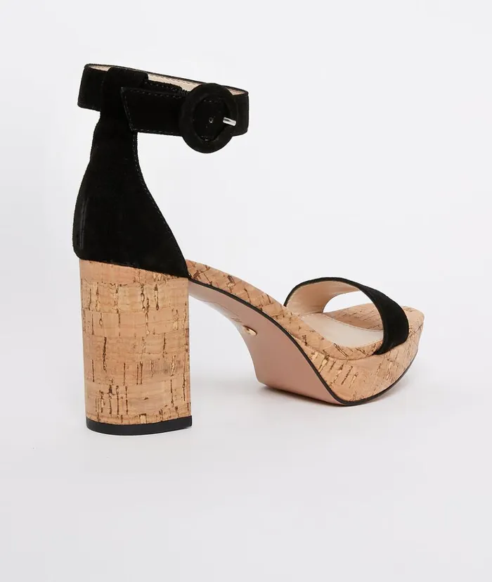 Pelle Moda Amari Platform 8211 Black Black Kid Suede Women High Heels Pelle Moda Amari Platform 8211 Black Black Kid Suede Women High Heels