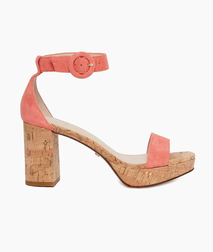 Pelle Moda Amari Platform 8211 Lt Coral Light Coral Kid Suede Women Platforms
