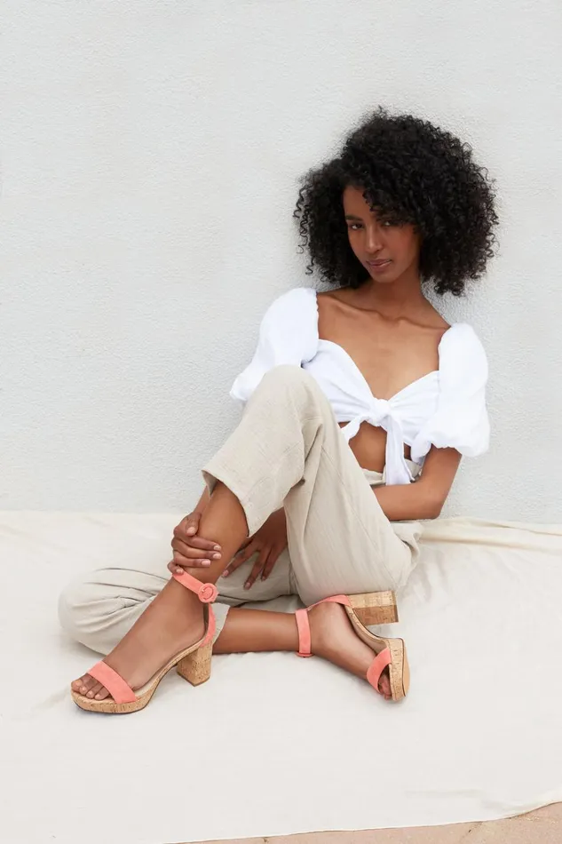 Pelle Moda Amari Platform 8211 Lt Coral Light Coral Kid Suede Women Platforms Pelle Moda Amari Platform 8211 Lt Coral Light Coral Kid Suede Women Platforms