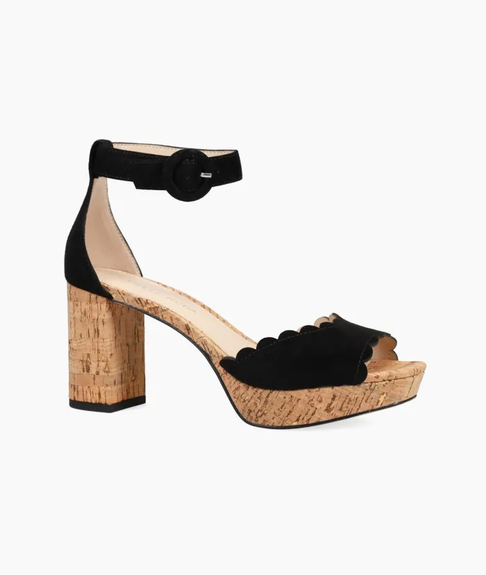 Pelle Moda Aneko Platform 8211 Black Black Kid Suede Women High Heels Pelle Moda Aneko Platform 8211 Black Black Kid Suede Women High Heels
