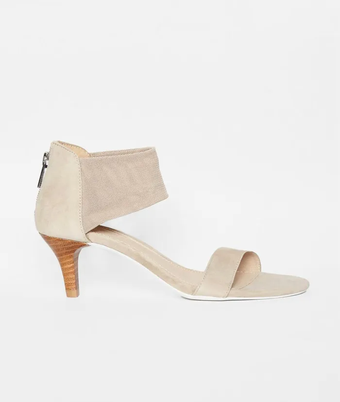 Pelle Moda Elvi Low Heel 8211 Mushroom Mushroom Kid SuedeStretch Mesh Women Low Heels Pelle Moda Elvi Low Heel 8211 Mushroom Mushroom Kid SuedeStretch Mesh Women Low Heels