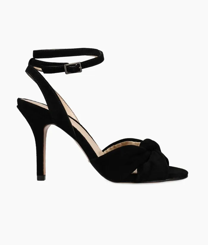 Pelle Moda Kalen High Heel 8211 Black Black Kid Suede Women High Heels