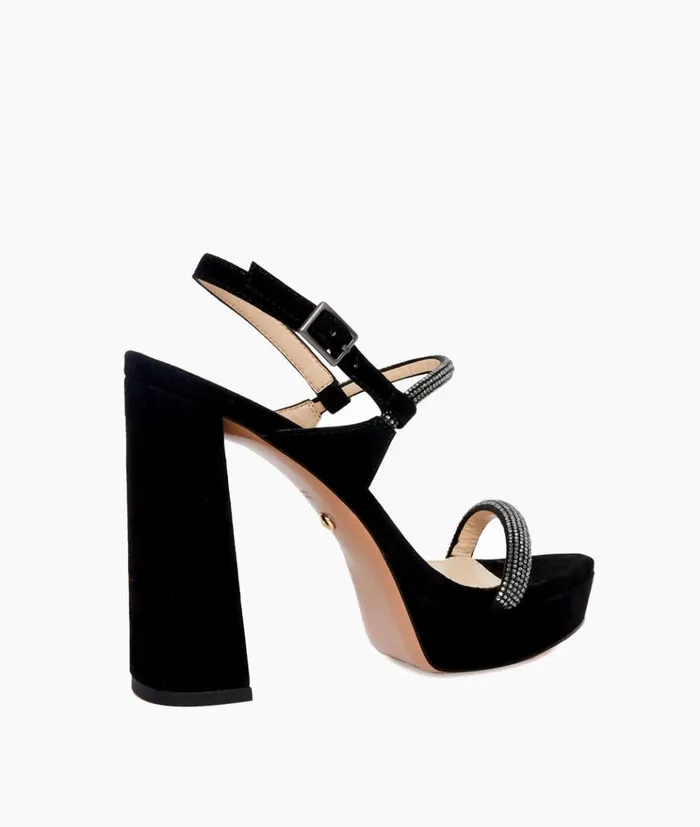 Pelle Moda Olina 2 Platform 8211 Black Black SatinKid Suede Women Platforms Pelle Moda Olina 2 Platform 8211 Black Black SatinKid Suede Women Platforms