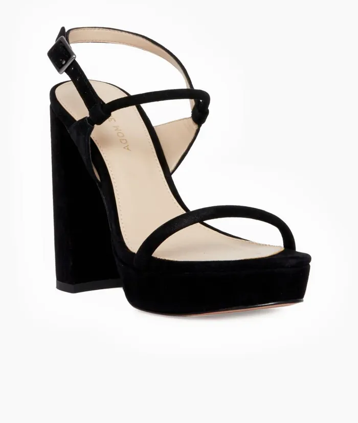 Pelle Moda Olina Platform 8211 Black Black Kid Suede Women High Heels Pelle Moda Olina Platform 8211 Black Black Kid Suede Women High Heels