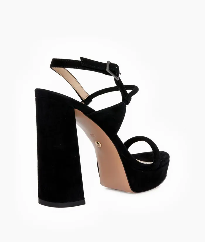 Pelle Moda Olina Platform 8211 Black Black Kid Suede Women High Heels Pelle Moda Olina Platform 8211 Black Black Kid Suede Women High Heels