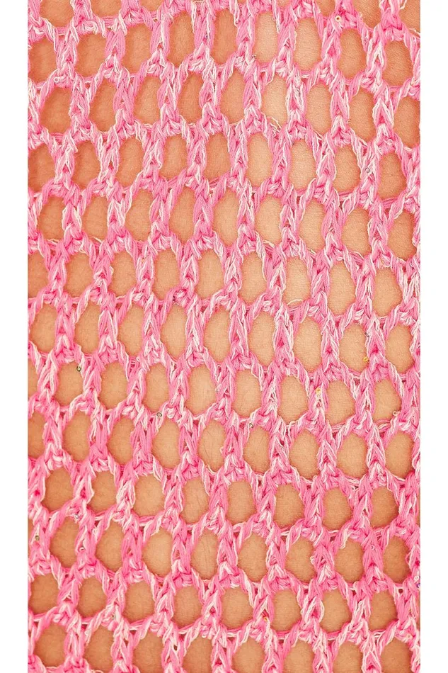 Pilar Crochet Maxi Pink Women Lovers and Friends Dresses
