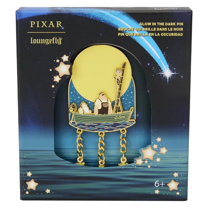 Pixar Shorts La Luna Moon 3 Unisex Loungefly Enamel Pins