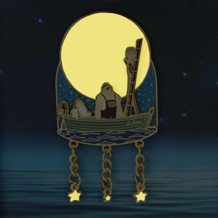 Pixar Shorts La Luna Moon 3 Unisex Loungefly Enamel Pins Pixar Shorts La Luna Moon 3 Unisex Loungefly Enamel Pins