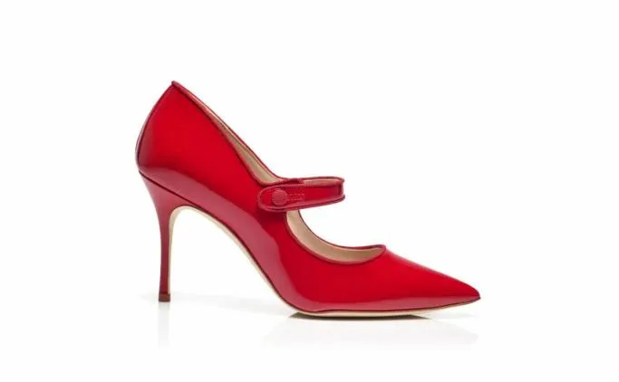 Pumps Women Manolo Blahnik CAMPARINEWRed Patent Leather Pointed Toe Pumps Pumps Women Manolo Blahnik CAMPARINEWRed Patent Leather Pointed Toe Pumps