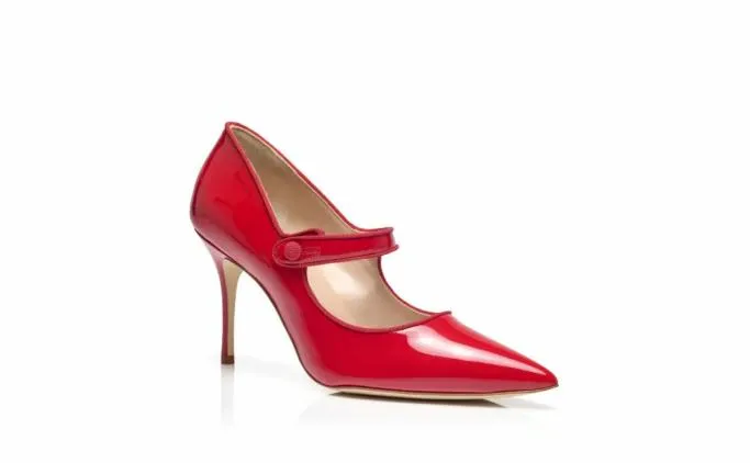 Pumps Women Manolo Blahnik CAMPARINEWRed Patent Leather Pointed Toe Pumps Pumps Women Manolo Blahnik CAMPARINEWRed Patent Leather Pointed Toe Pumps