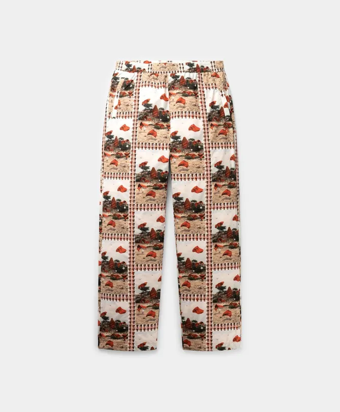 Red Grey Rashid Pants Men Daily Paper Trousers