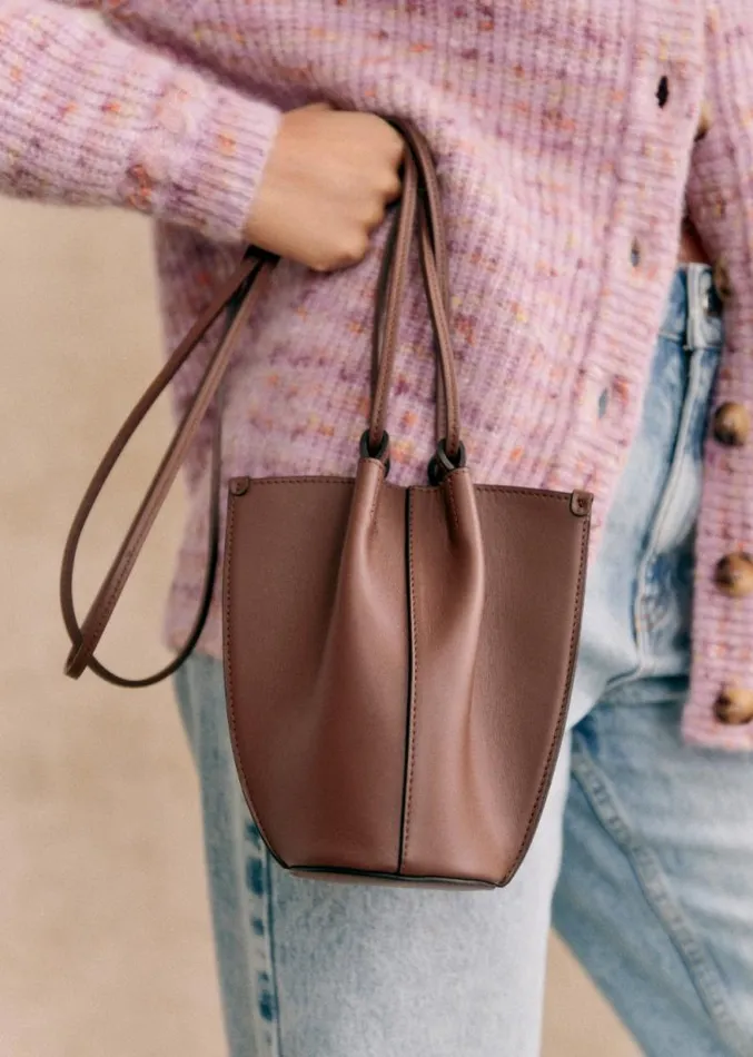 Szane Bags Womens Nano Romie Bag Smooth Chocolate
