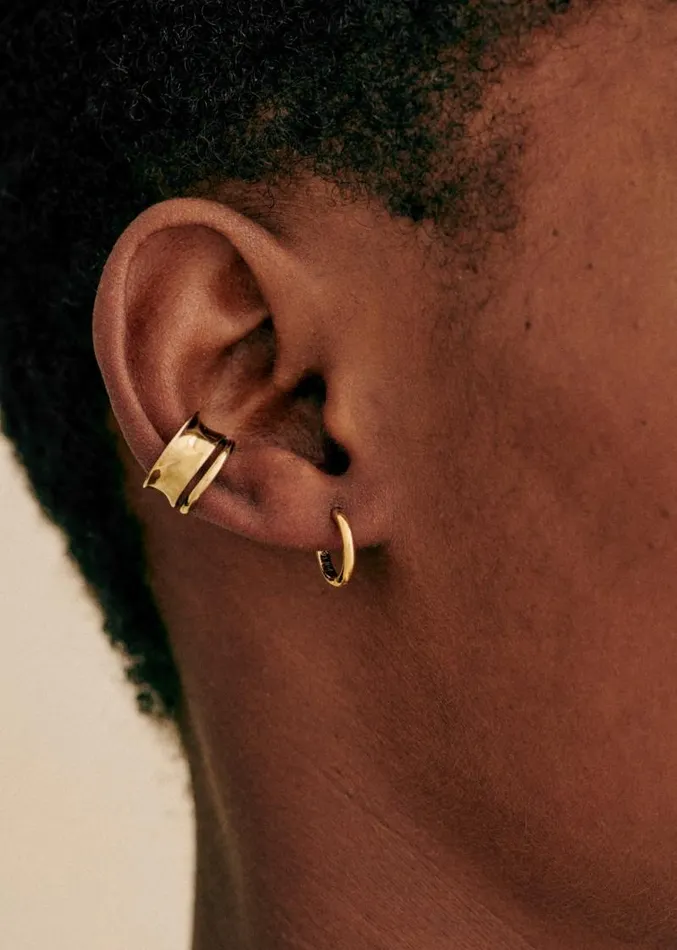 Szane Earrings Womens Petra Ear Cuff Gold
