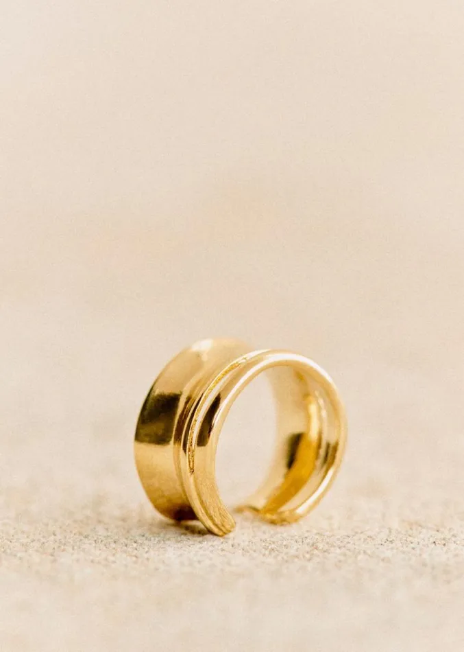Szane Earrings Womens Petra Ear Cuff Gold