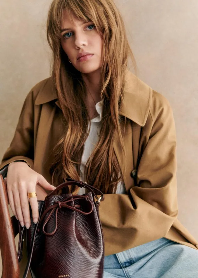 Szane Jackets and Coats Womens Clyde Trench Coat Camel