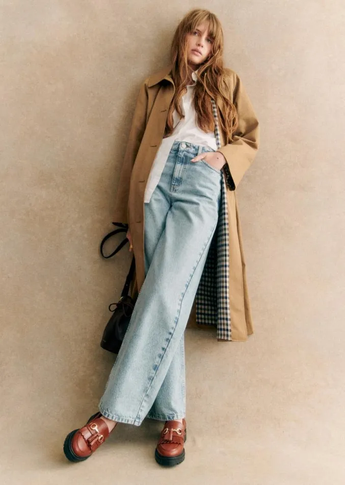 Szane Jackets and Coats Womens Clyde Trench Coat Camel