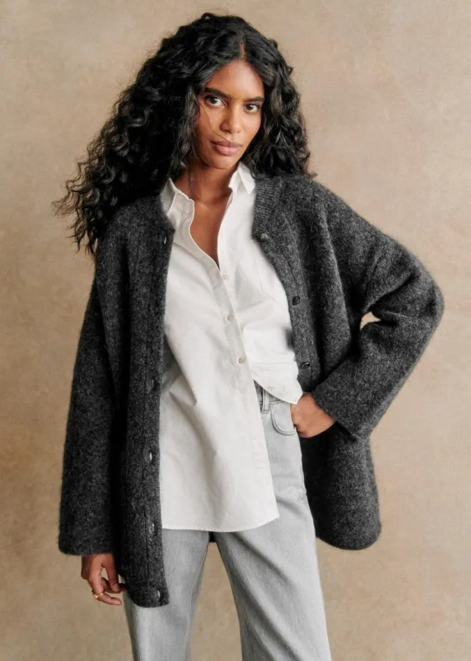 Szane Jackets and Coats Womens Nathael Jacket Charcoal Grey