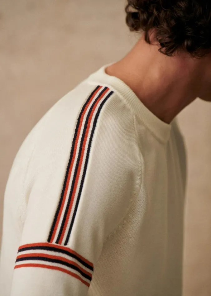 Szane Knitwear Mens Coper Sweater Ecru