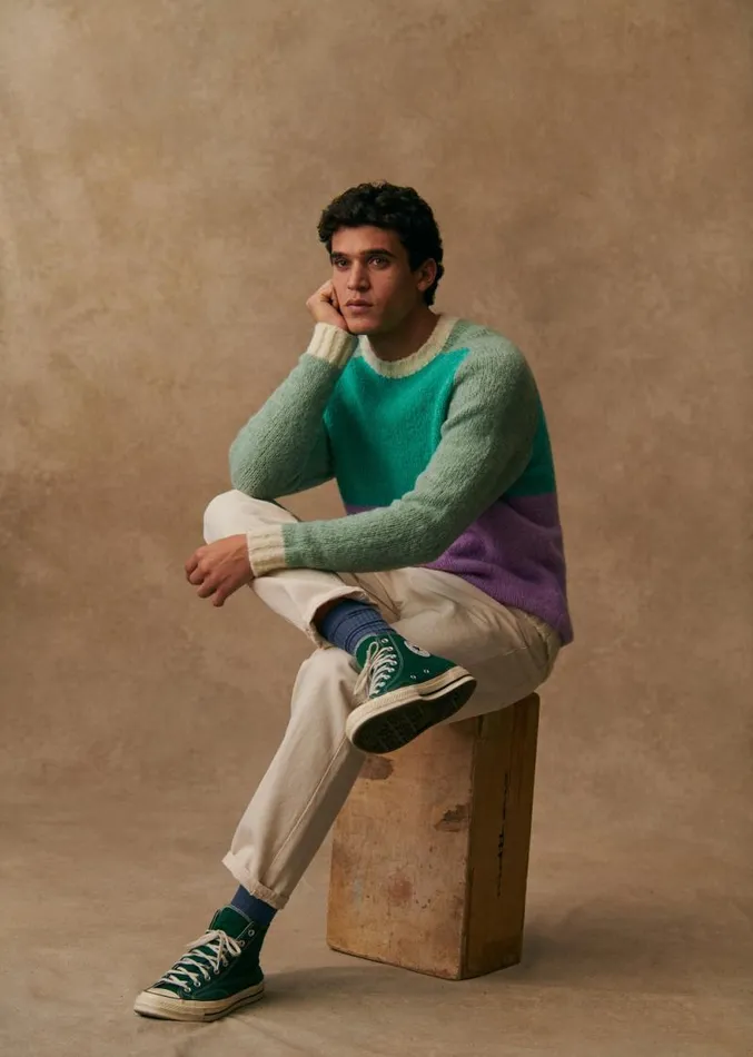 Szane Knitwear Mens Gaby Sweater Multicoloured