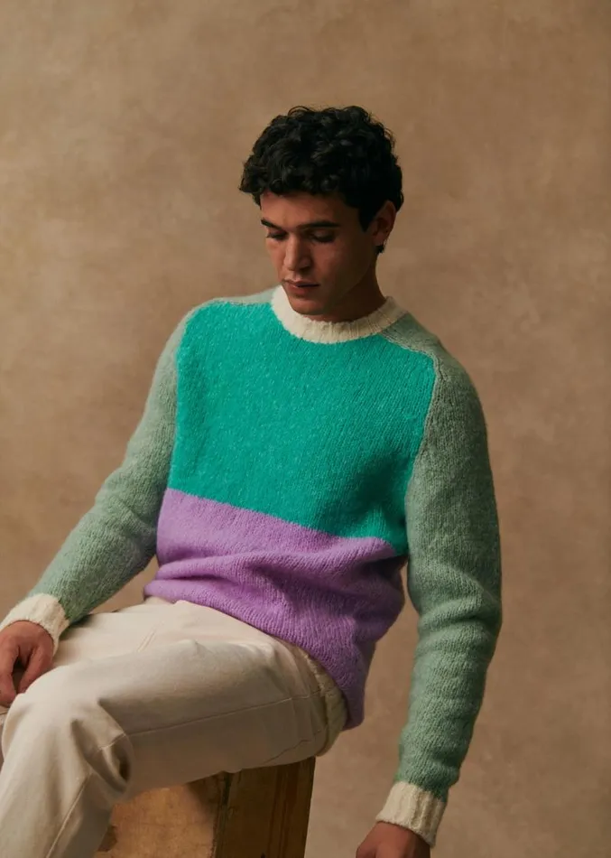 Szane Knitwear Mens Gaby Sweater Multicoloured