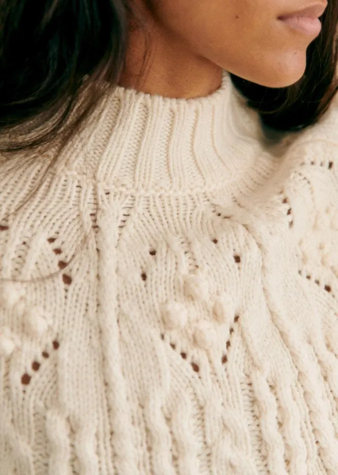 Szane Knitwear Womens Aubin Jumper Ecru