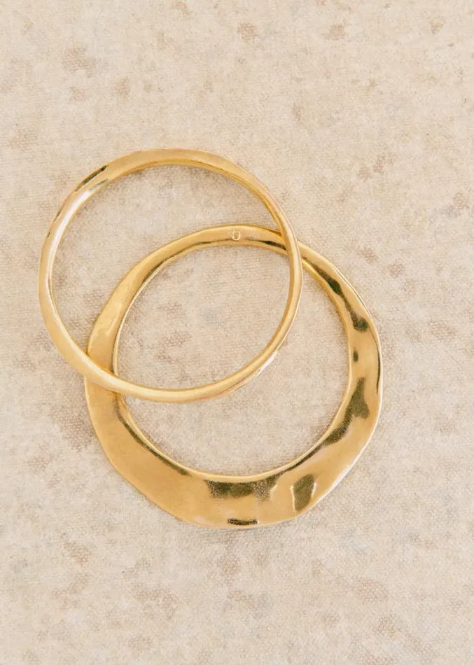 Szane Rings and Bracelets Womens Arthur Bracelet Set Gold