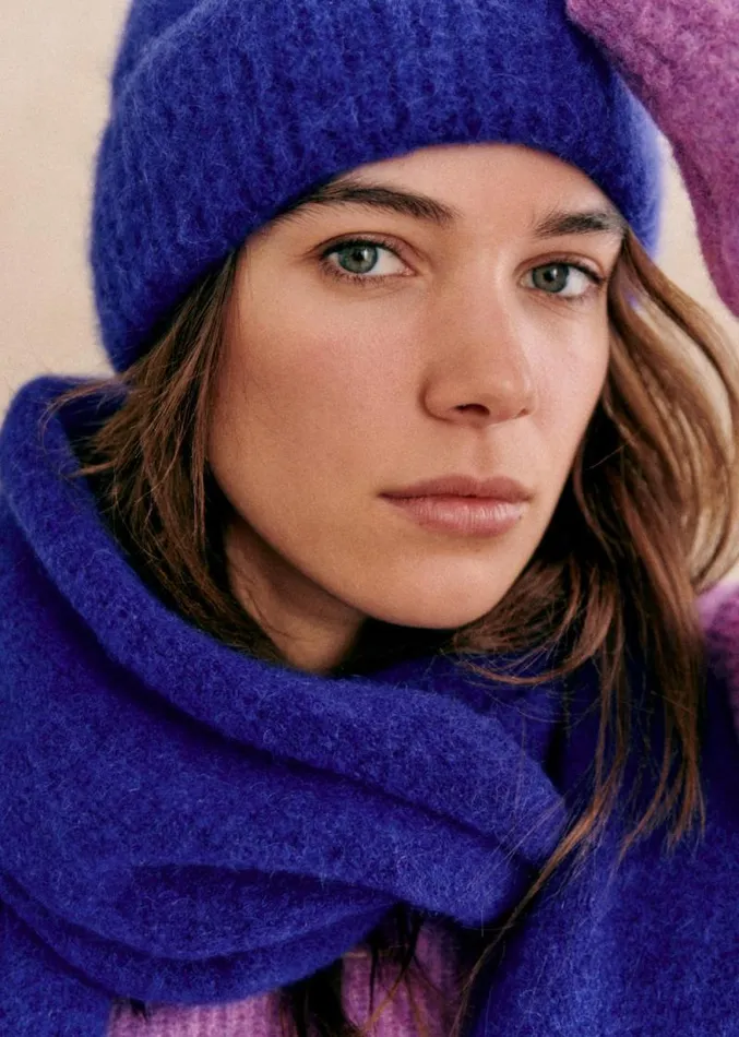 Szane Scarves Womens Paul Beanie Electric Blue