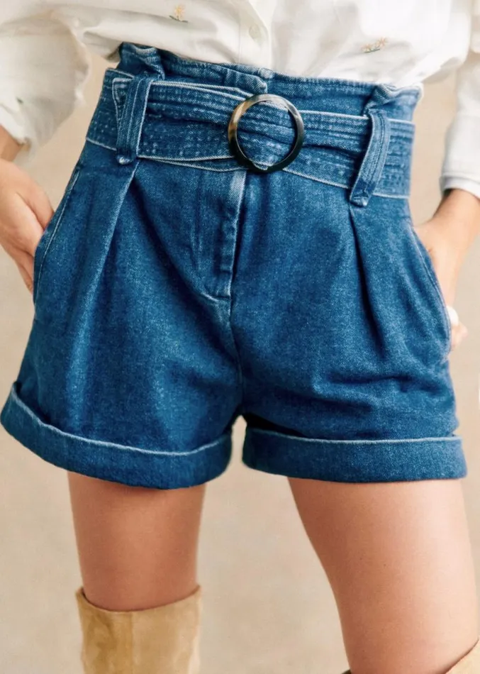 Szane Skirts and Shorts Womens Rome Shorts Denim